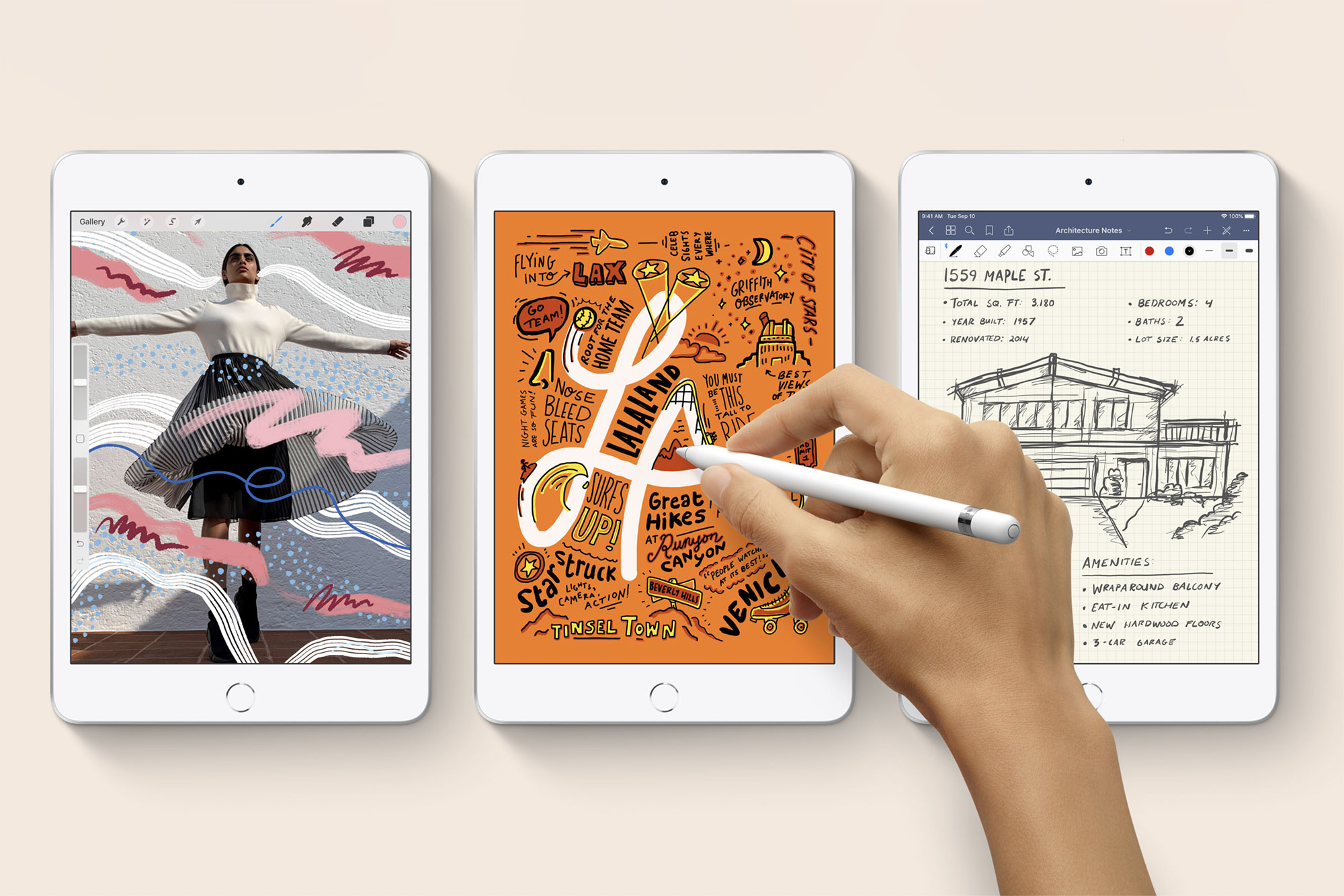  2021 Apple iPad Mini 6 (8.3 inch, Wi-Fi, 64GB) Starlight  (Renewed) : Electronics