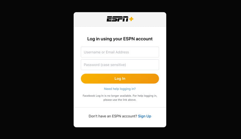 How do i deals login to espn plus