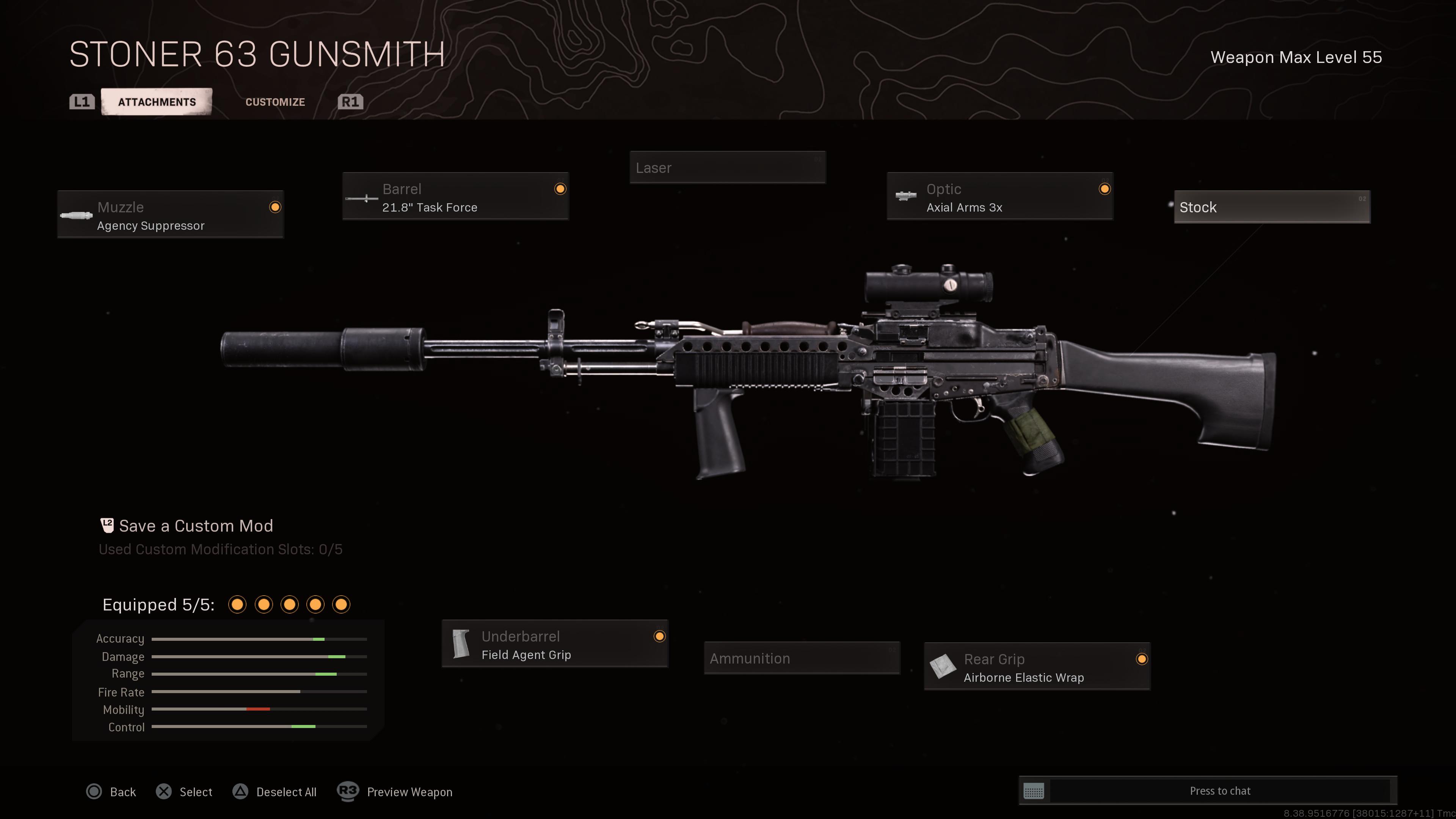 Stoner 63 in Call of Duty: Warzone.