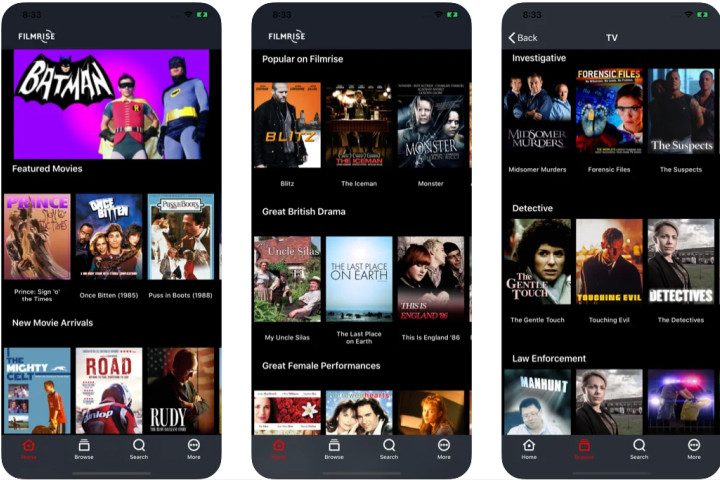 App for free shop movies and tv shows