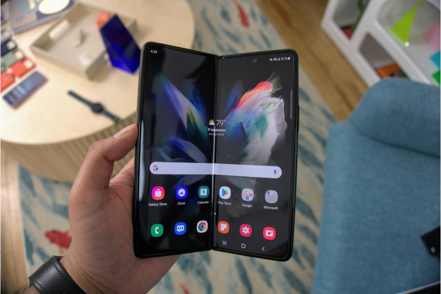 Samsung Galaxy Z Fold3 5G review: Lab tests: display, battery life,  charging speed, speakers