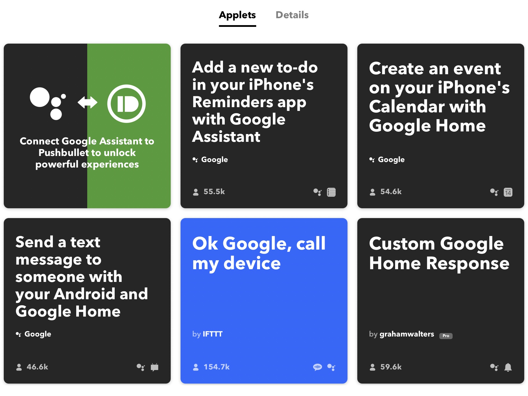 Ifttt play store music google home