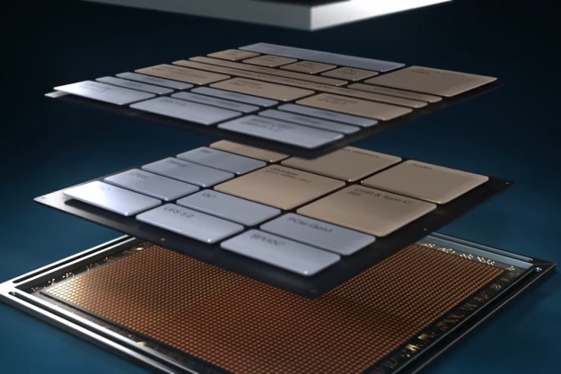 Intel 3D stacking CPU technology.