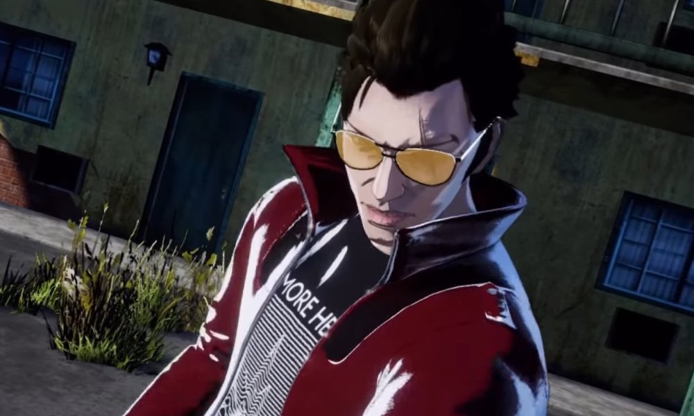 Image of Travis Touchdown scowling in No More Heroes 3