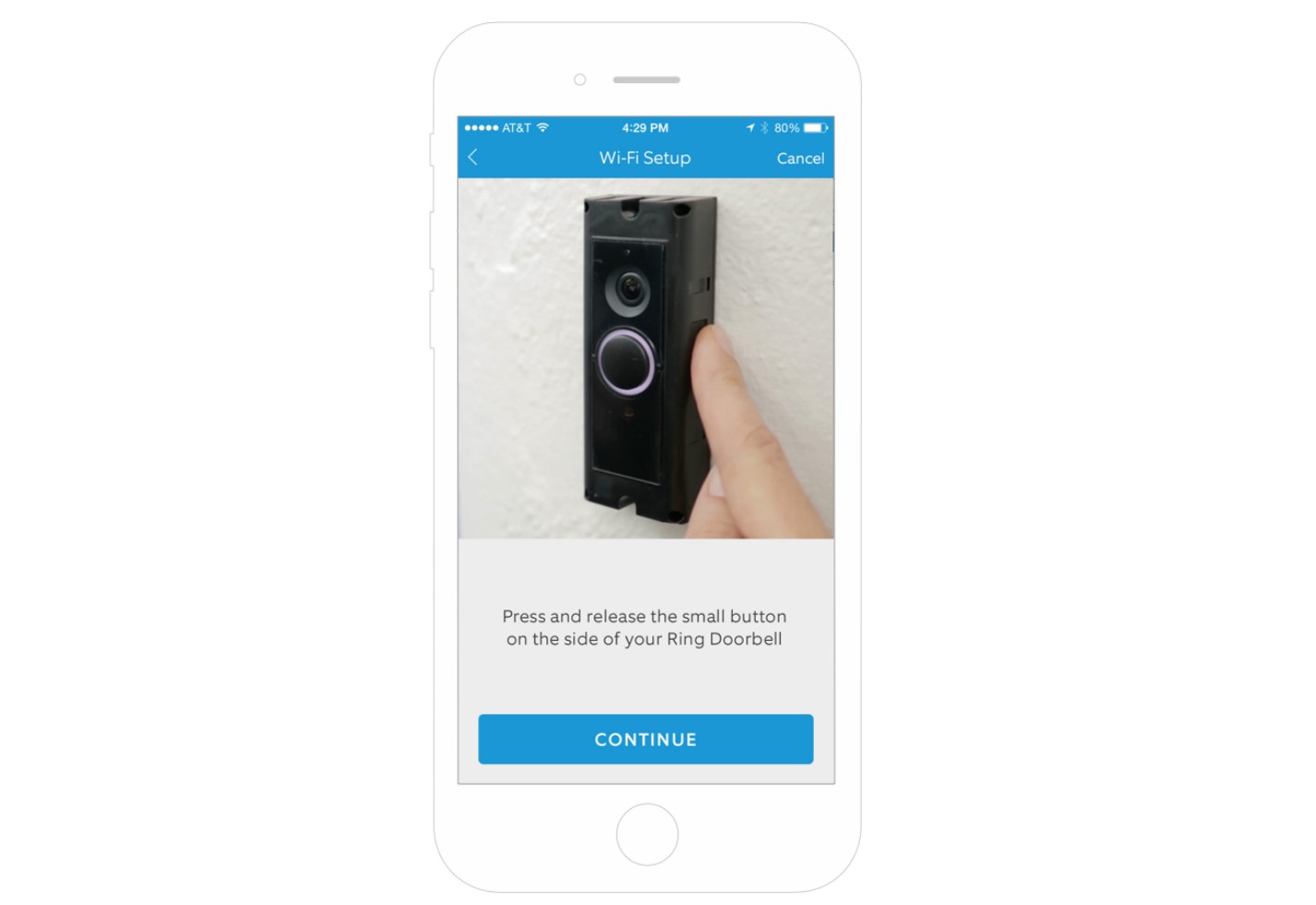 ring doorbell pro setup mode