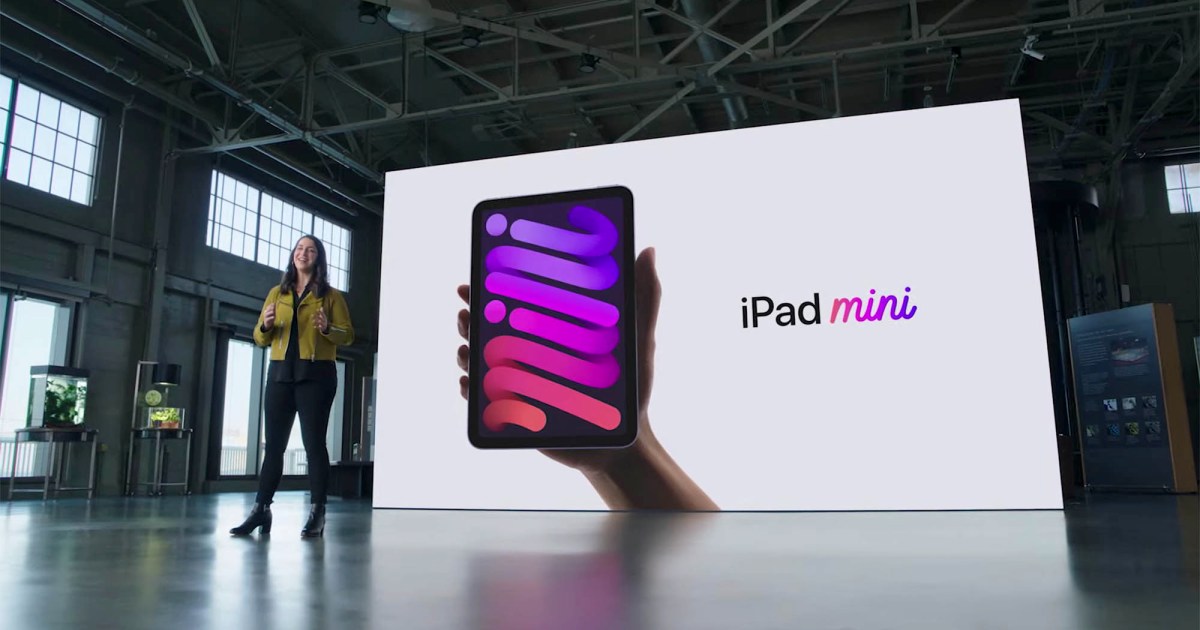 Apple Apple iPad Mini 6th Gen 8.3 , Purple, Liquid Retina IPS LCD, A15  Bionic, 4 GB, 256 GB, Wi-Fi, 12 MP, 12 MP, Bluetooth, 5.0, iPadOS, 15, 1488  x 2266 pixels MK7X3HC/A