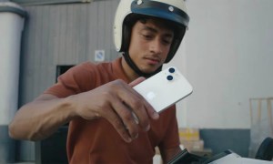 Person using the all new iPhone 13.