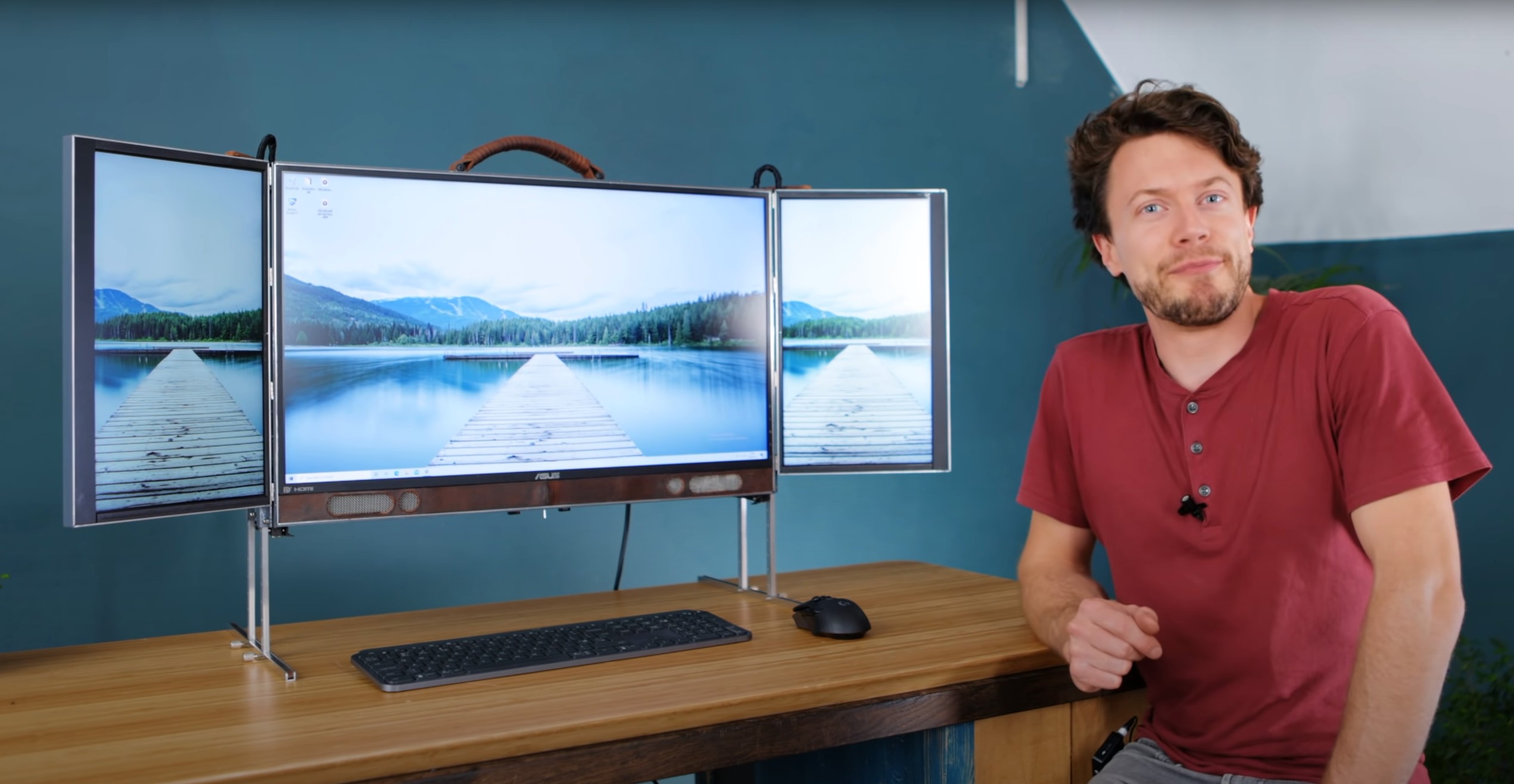 how to connect two screens to one pc