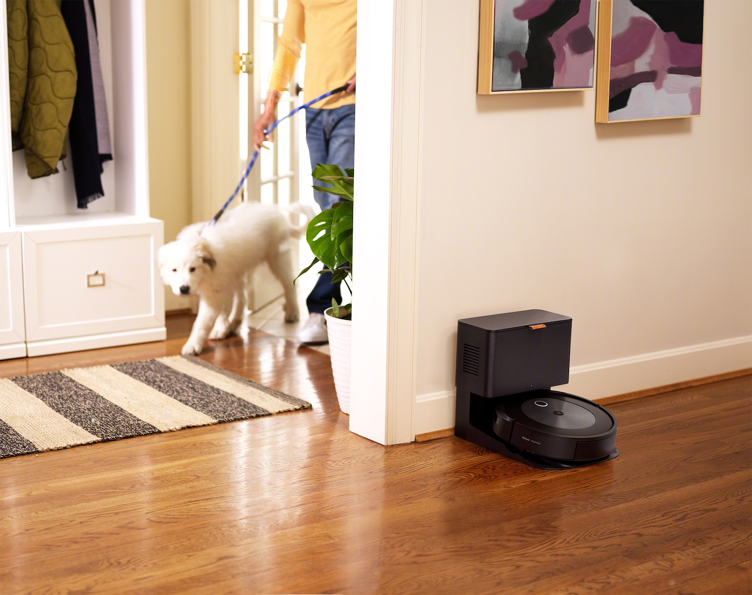 Can you use a roomba on two different store floors