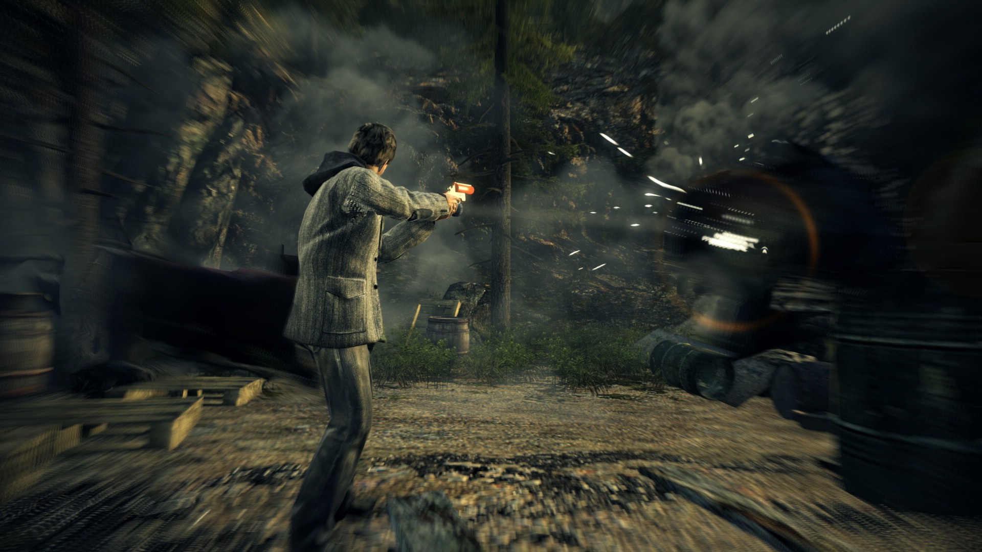 Alan Wake Remastered Switch vs. Xbox One graphics comparison