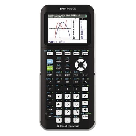 Texas Instruments TI-84 Plus 10-Digit Graphing Calculator, Black