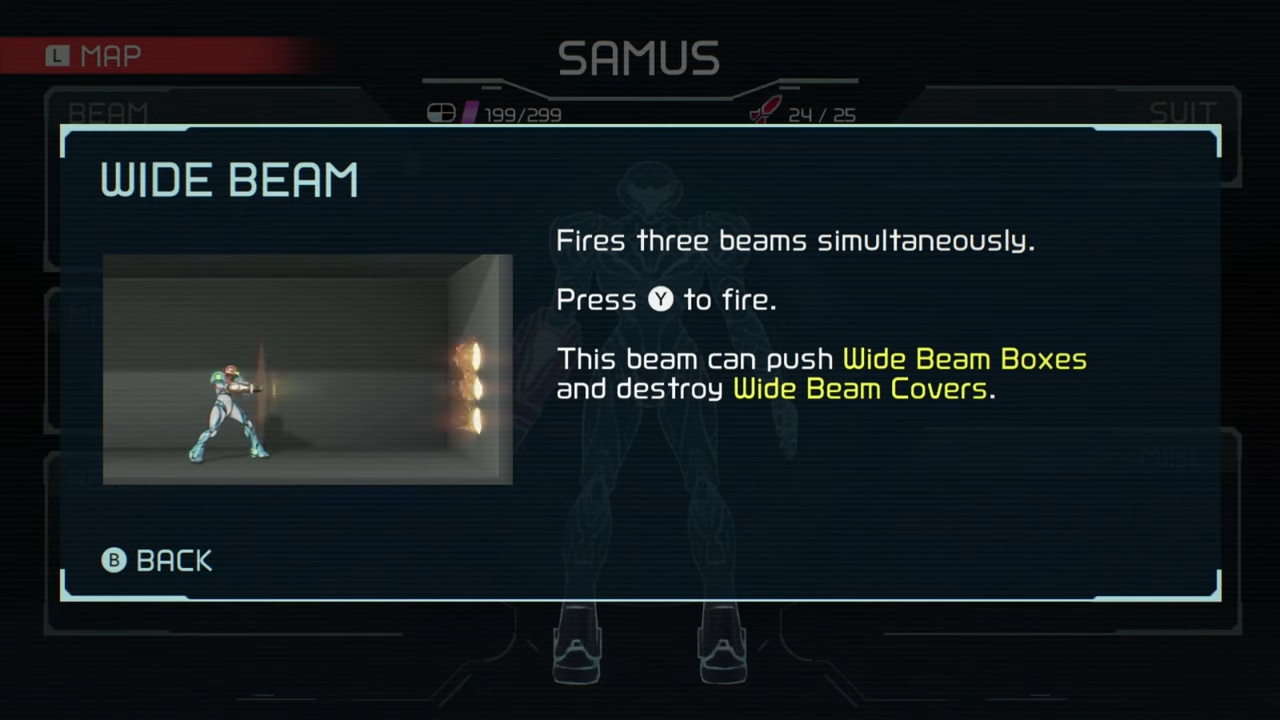 Wide Beam from Metroid Dread.