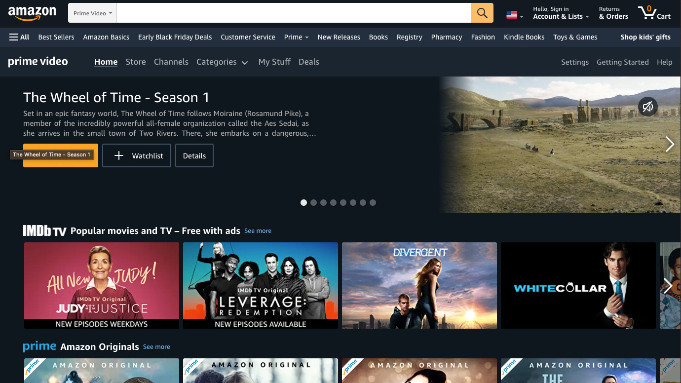 Amazon prime video online divergent