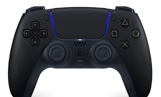 The DualSense controller for the PlayStation 5 in Midnight Black.