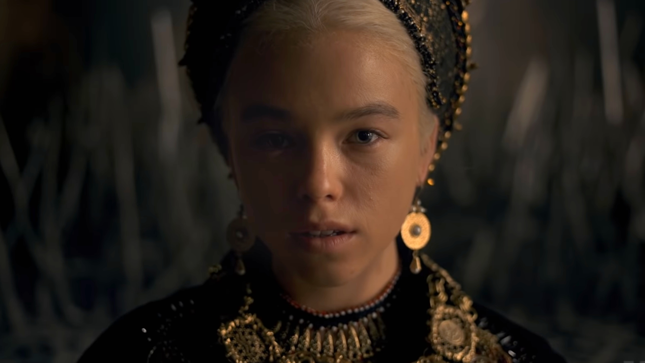 Milly Alcock as as Princess Rhaenyra Targaryen in "House of the Dragon."