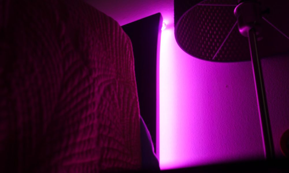 Wyze Light Strip Pro in pink.