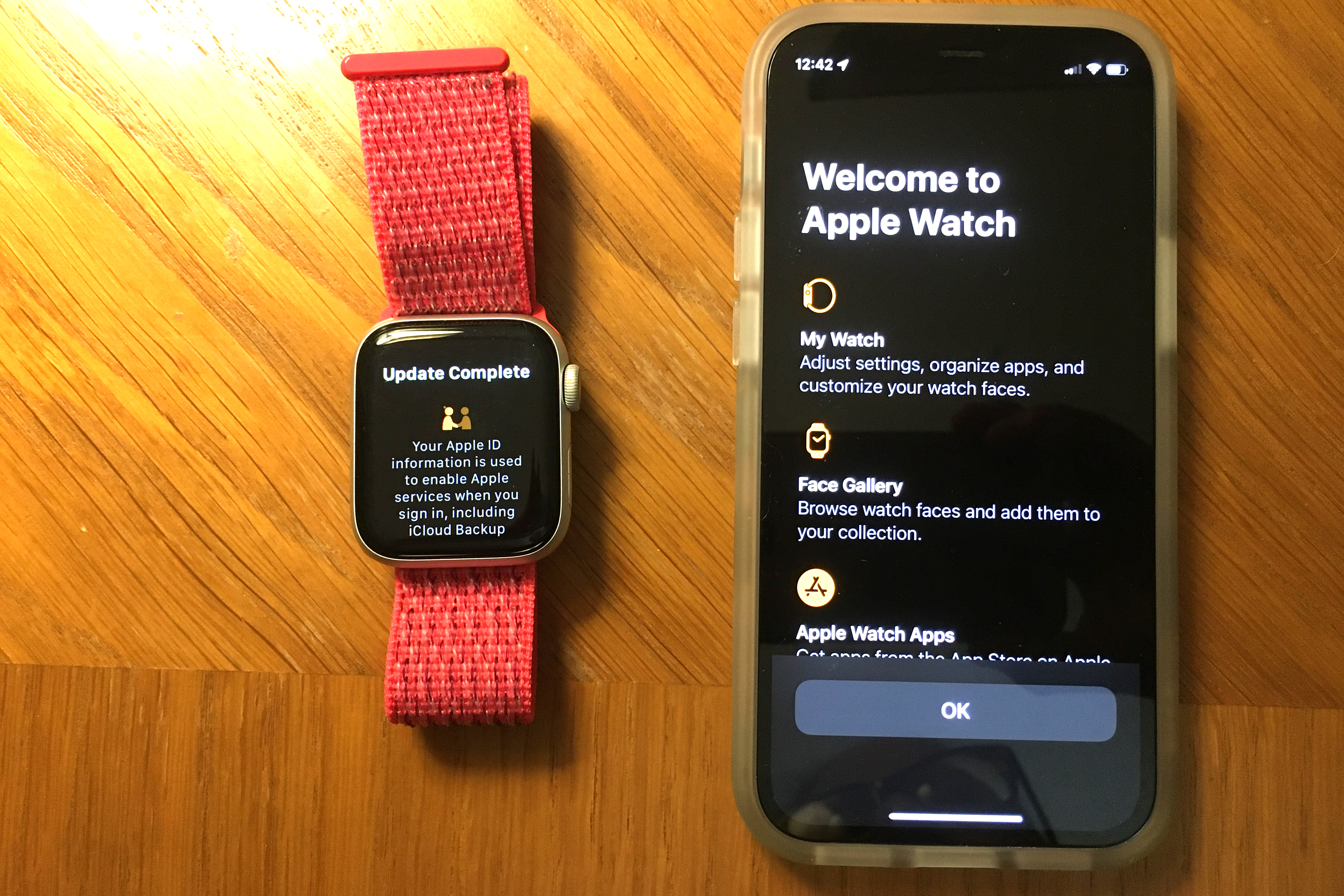 Pair used best sale apple watch