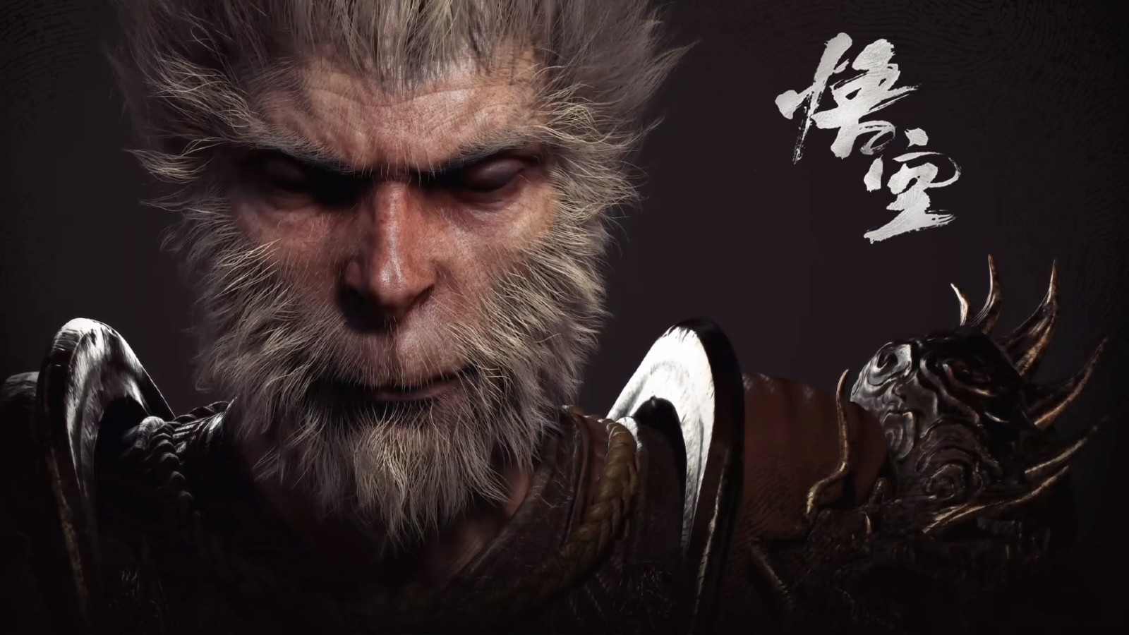 Closeup of character from Black Myth: Wukong.