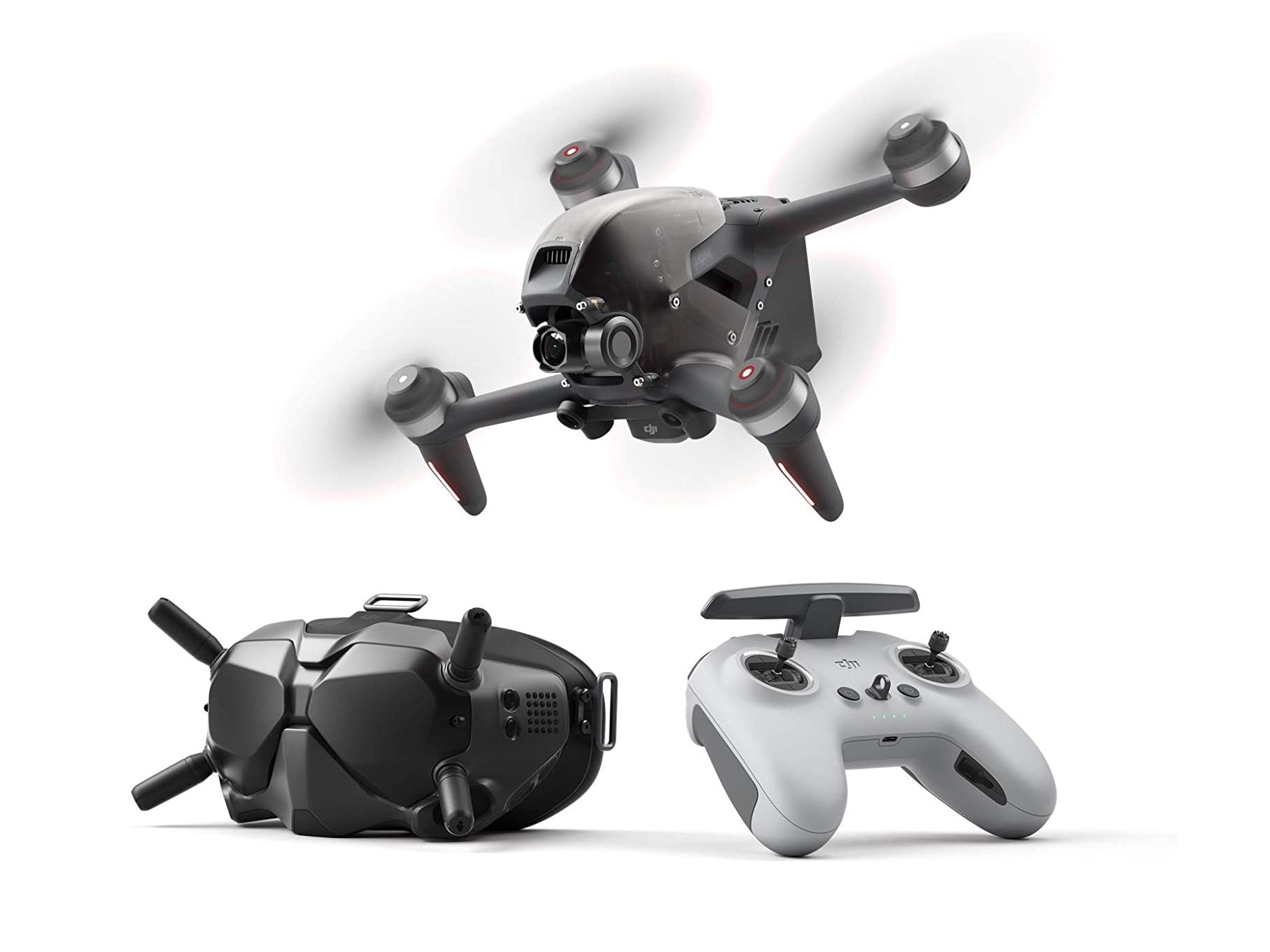 drone with vr headset