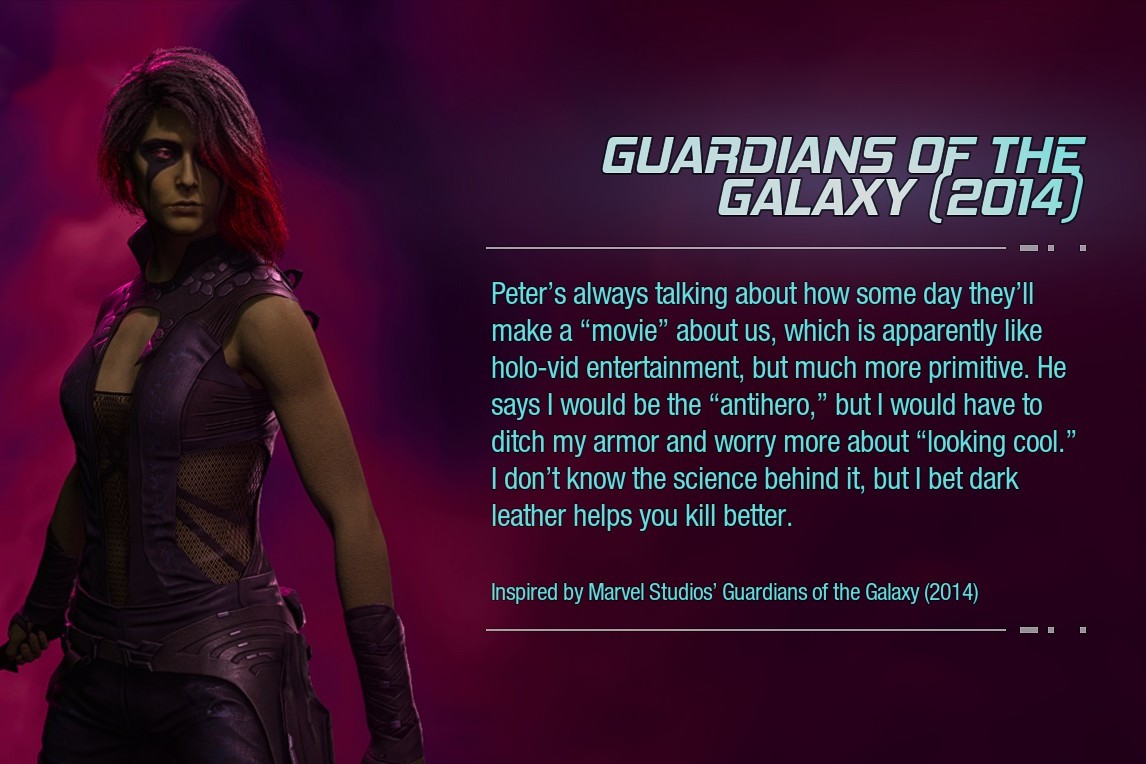 guardians of the galaxy gamora movie costume