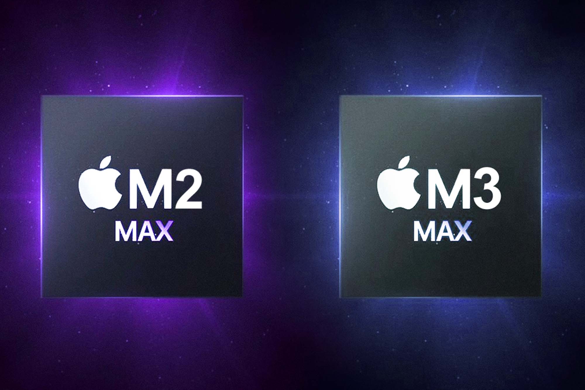 Imagen conceptual de Apple M2 Max y M3 Max.