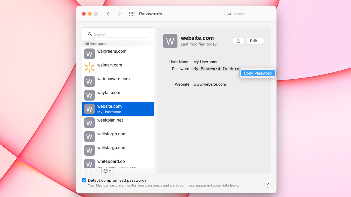 western digital password format for mac