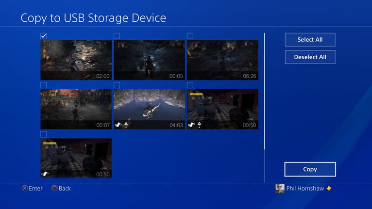 Saved videos hot sale ps4