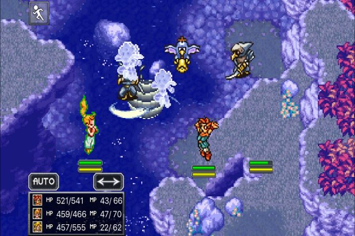 Chrono Trigger battle on Android screenshot.