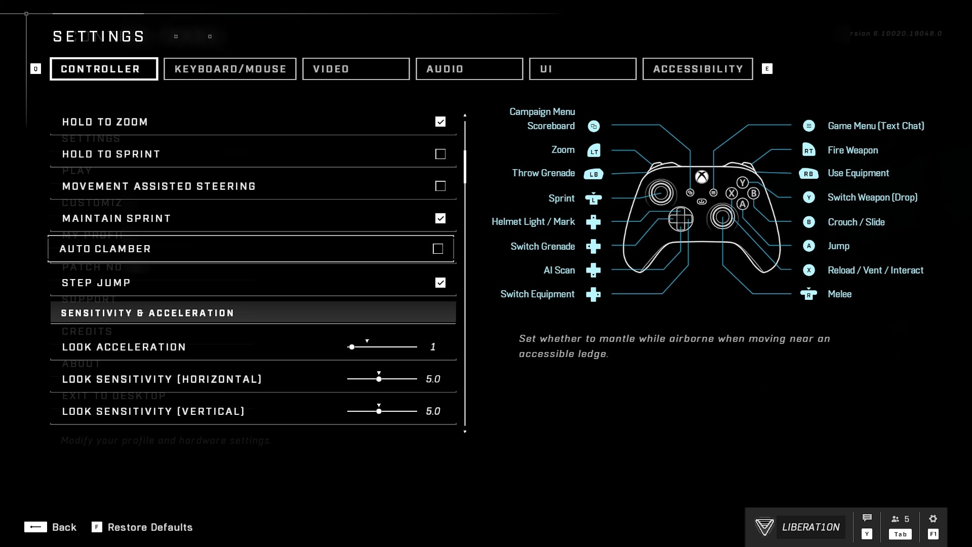 Lucid halo infinite 2025 settings