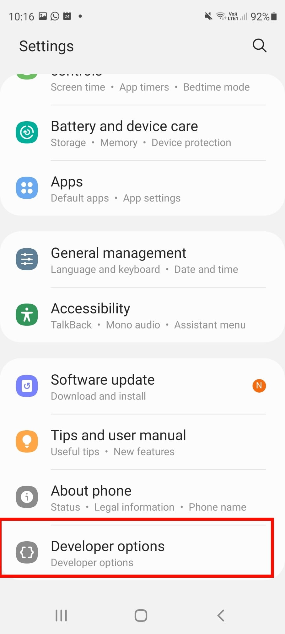 how to get developer options on android enable screenshot 06 153x339