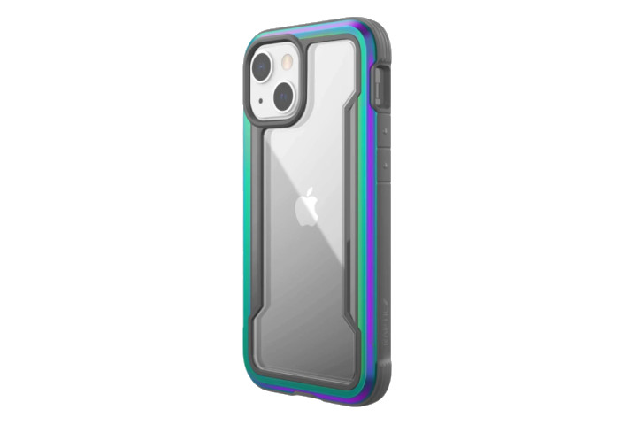 Raptic Shield Case in Iridescent for the iPhone 13 Mini.