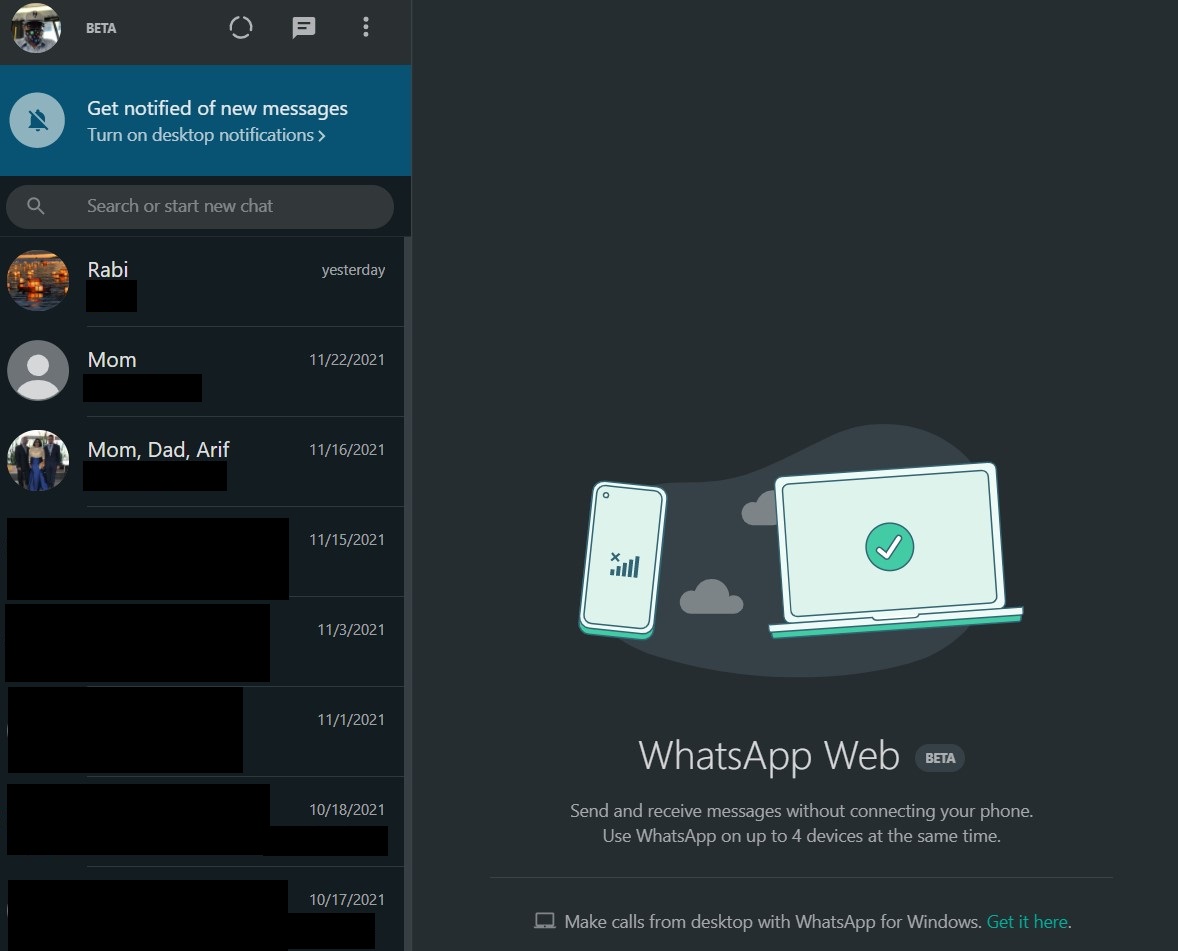 How to use WhatsApp on your desktop or laptop