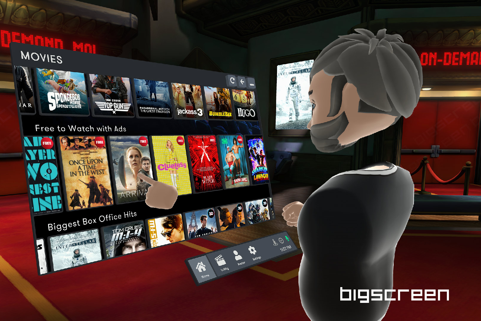 Watch The Super Bowl For Free In VR With 'Bigscreen' - VRScout