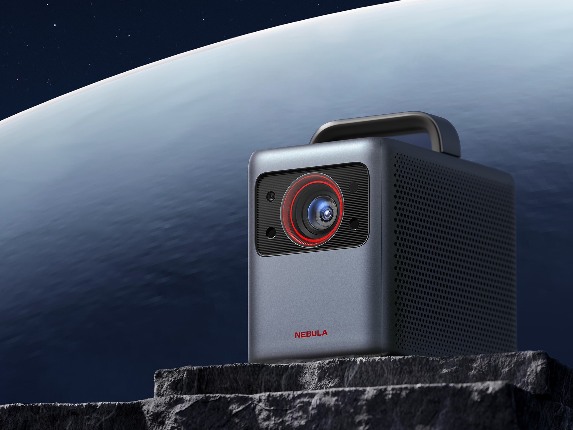 Open Box NEBULA 1080p Video Projector Anker Nebula Cosmos FHD Entertainment  D2140 - Black 