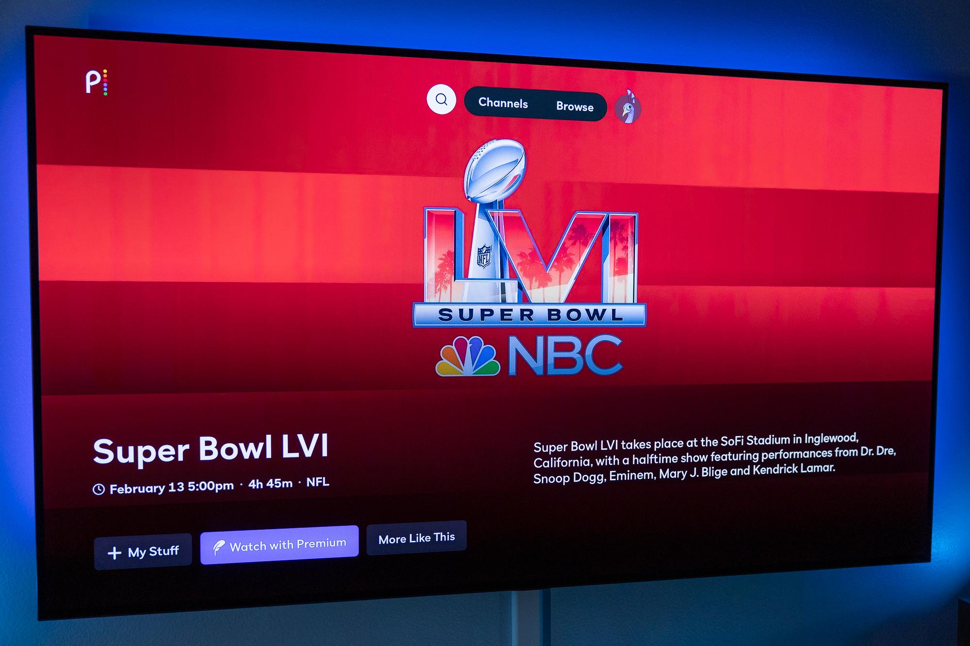 can i watch the superbowl on my roku tv