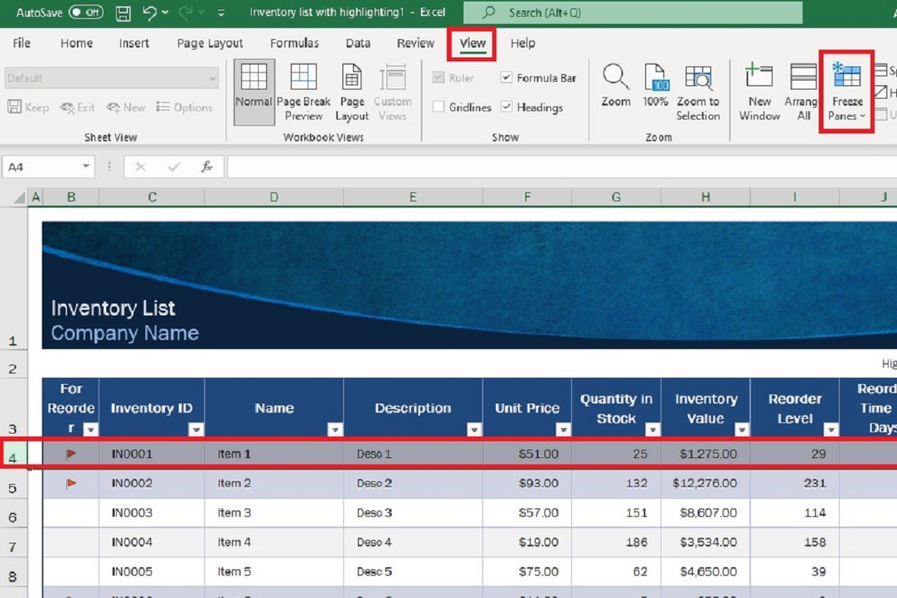 How to freeze rows and columns in Excel Digital Trends