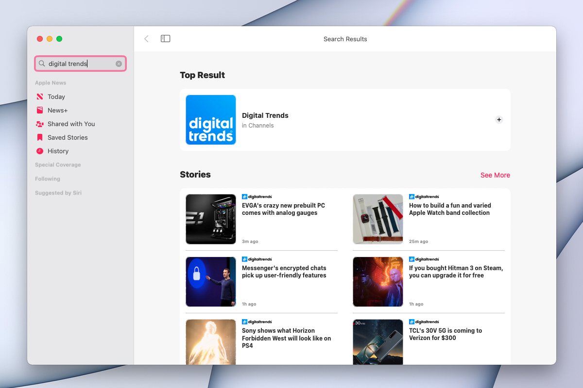 apple news for pc