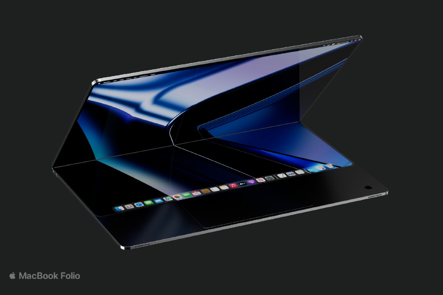 Upcoming MacBook Pro Could Have A 20 Inch Folding Display Techno Blender   Macbook Folio 3 