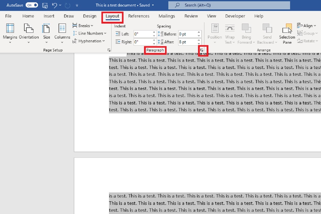 How to remove a page break in Word