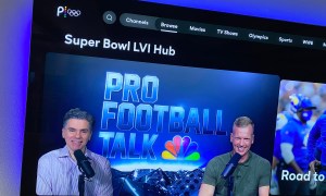 Super Bowl hub on Peacock.