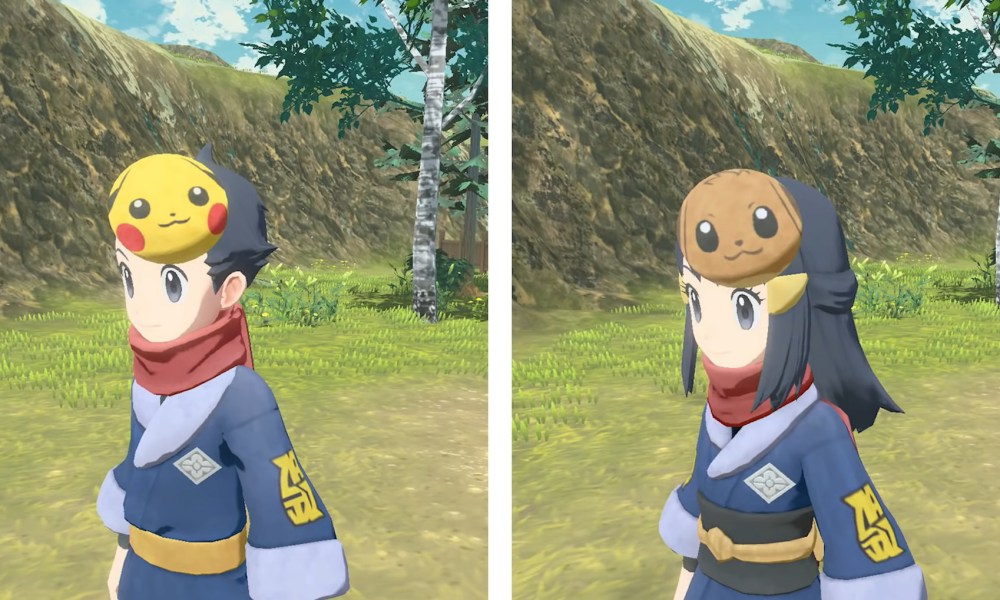 A pikachu and eevee mask.