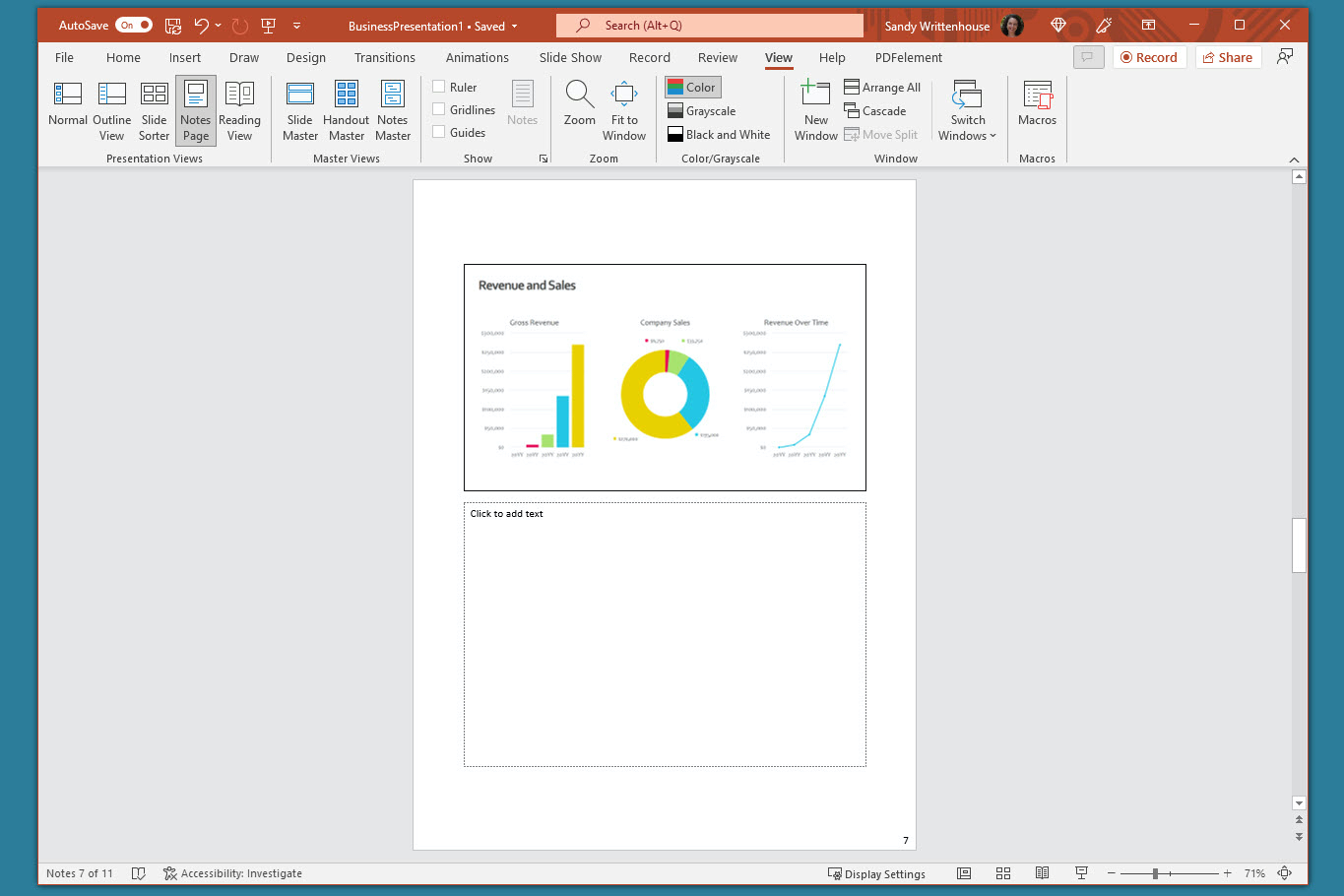 How to add notes to your Microsoft PowerPoint slides