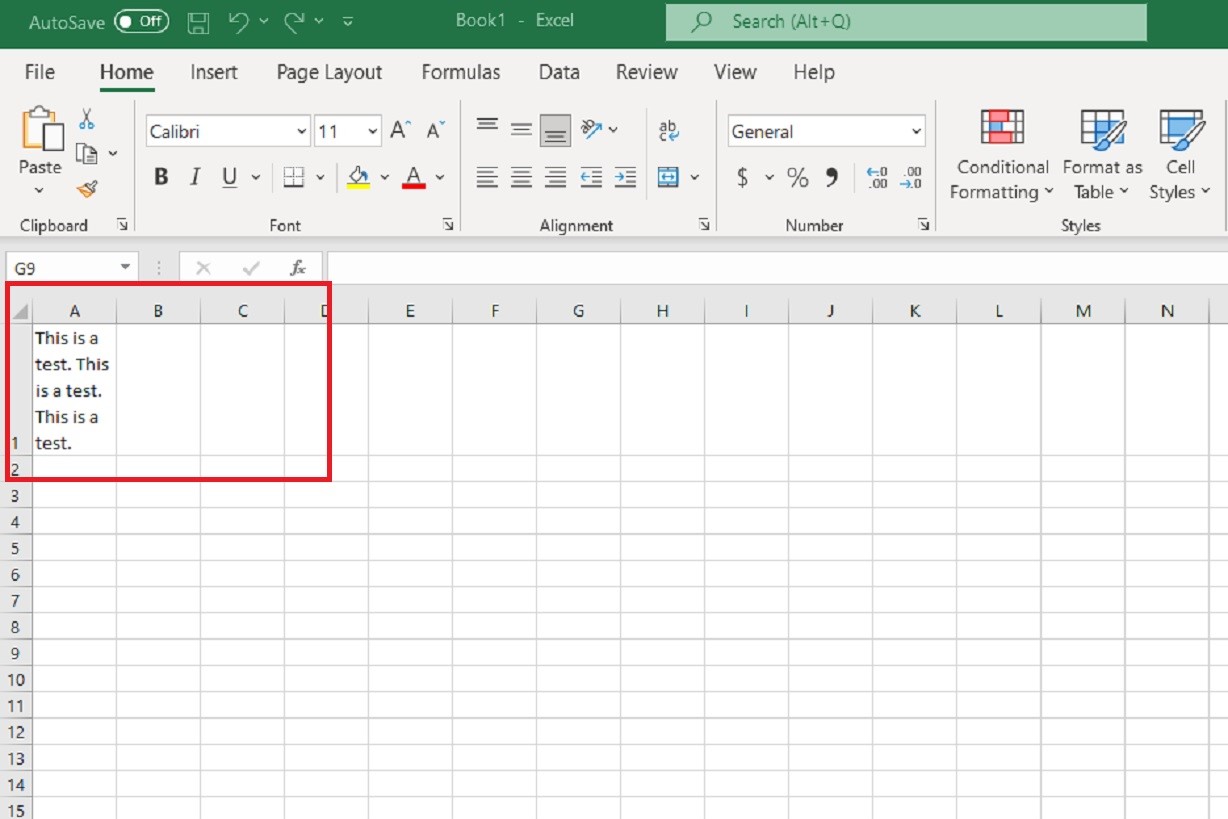 How to wrap text in Microsoft Excel