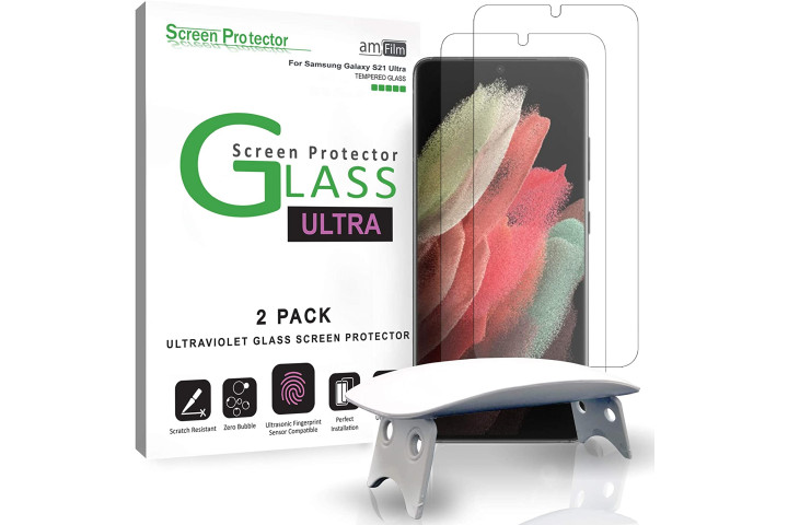 [2-Pack] Supershieldz for Samsung Galaxy S21 Ultra 5G Screen Protector,  [Full Screen Coverage] Anti-Bubble High Definition (HD) Clear Shield