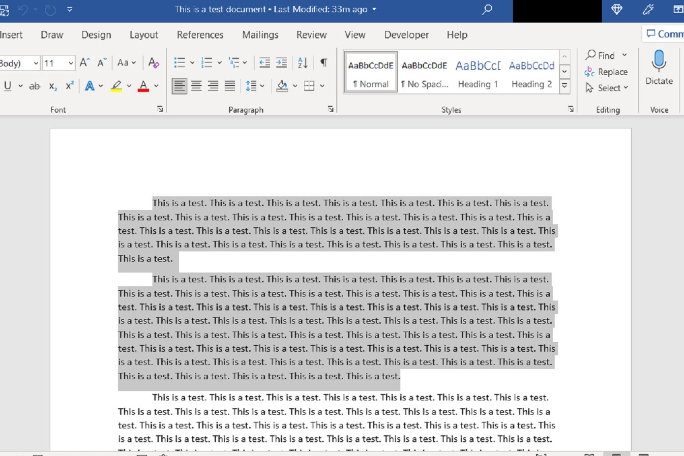 Как удвоить пространство в Microsoft Word