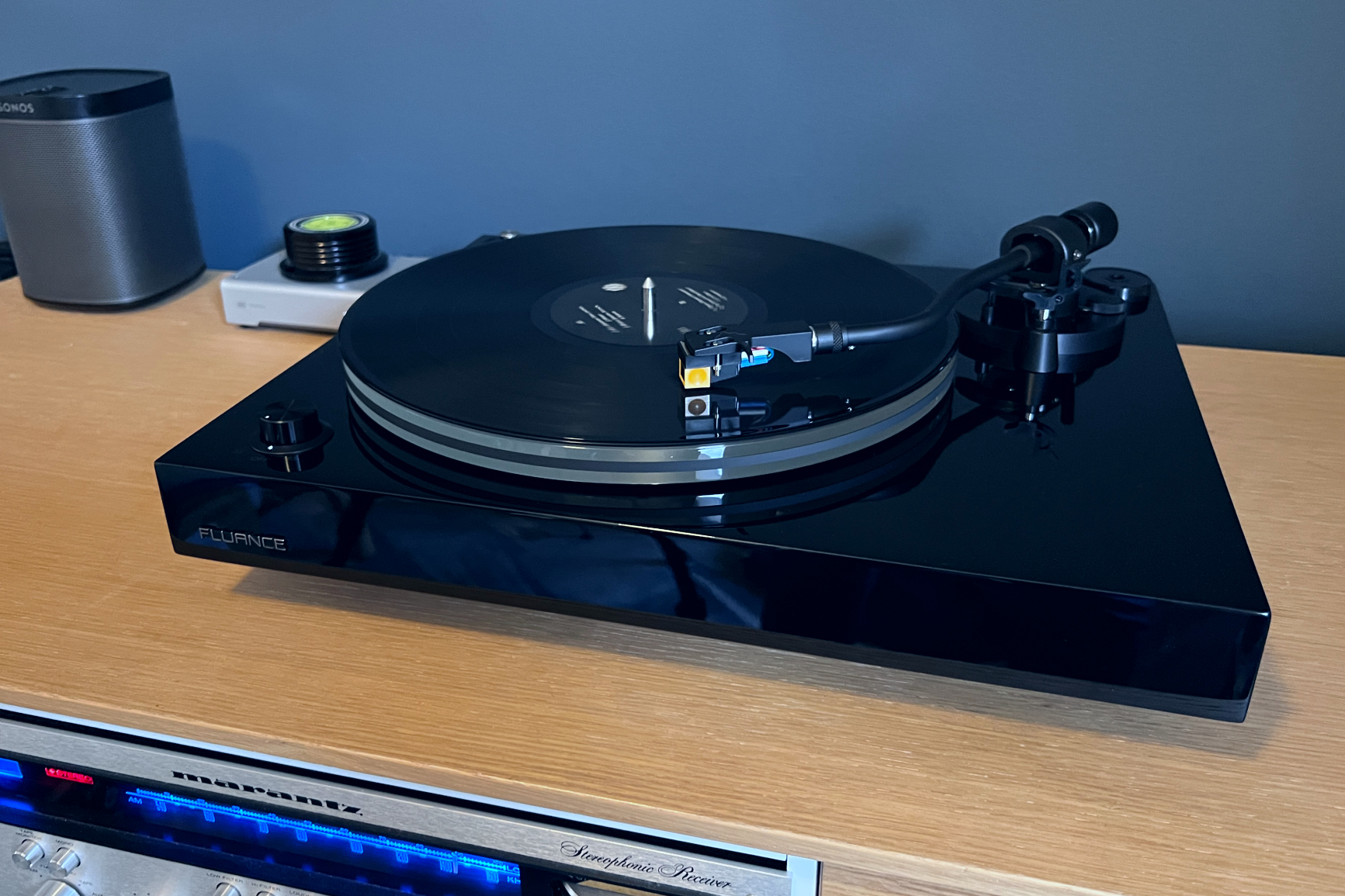 Fluance Vinyl Accessories Record Stylus Brush Acrylic Platter Record Weight