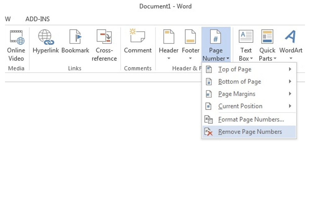 How to add page numbers in Microsoft Word