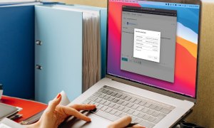 Scheduling an email in Outlook in Firefox on a MacBook.