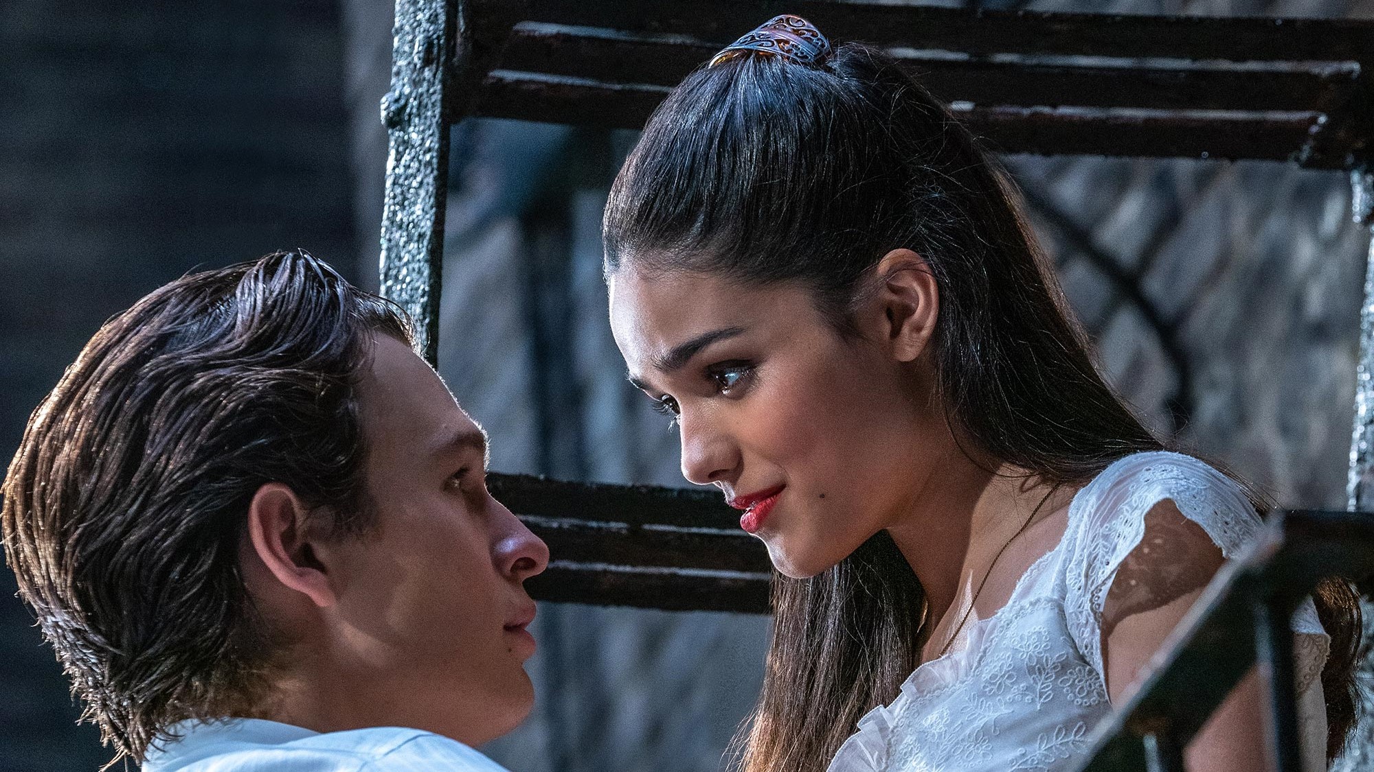 Ansel Elgort and Rachel Zegler in West Side Story.