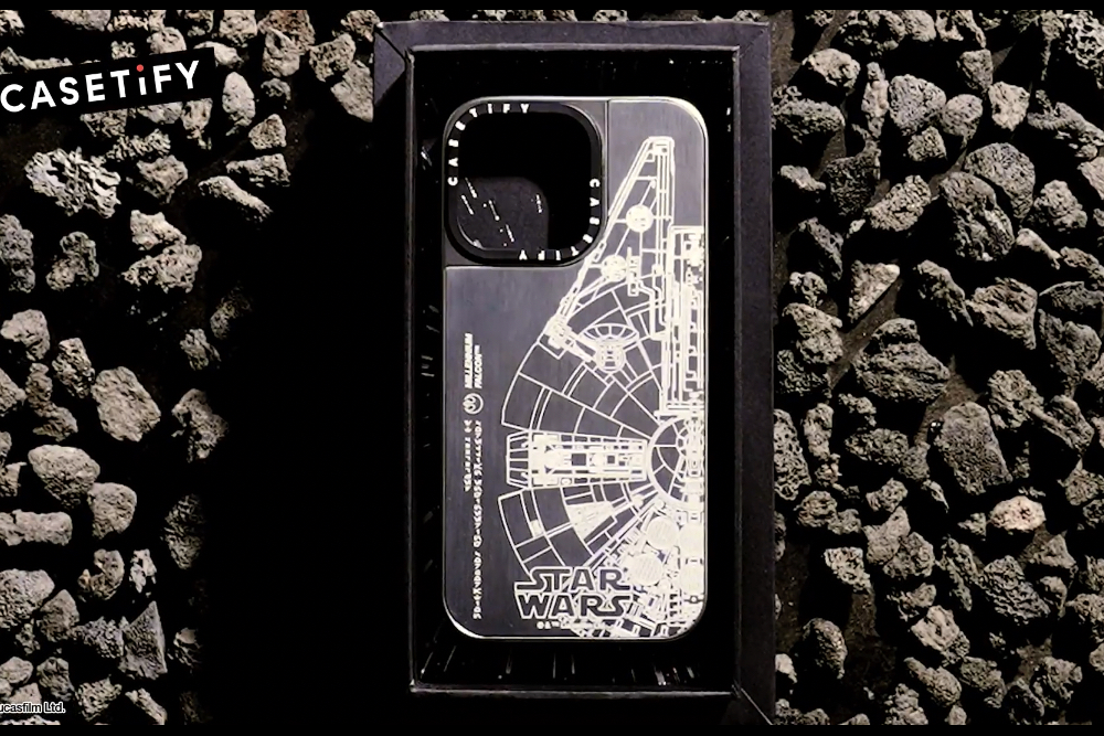 Only 1 000 of these aluminum laser etched Millennium Falcon cases